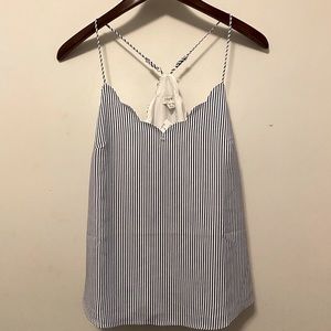 J. Crew W’s NWT Scallop Tank